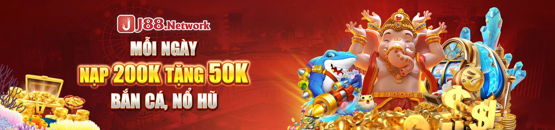 Hình ảnh chính của trang Nổ Hũ W88 với các biểu tượng game slot rực rỡ và logo link W88